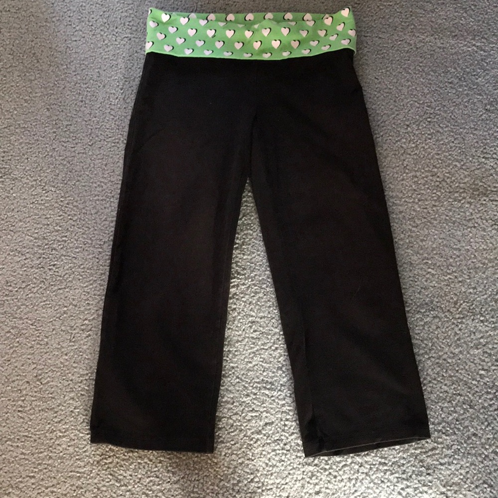 Pink Victoria’s Secret crop Yoga pants